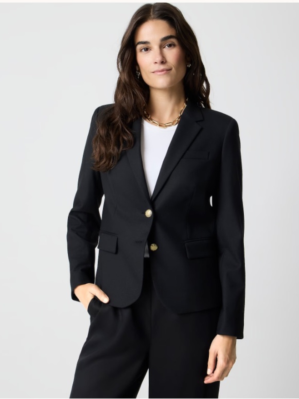 J. Crew Original schoolboy blazer in black size 4